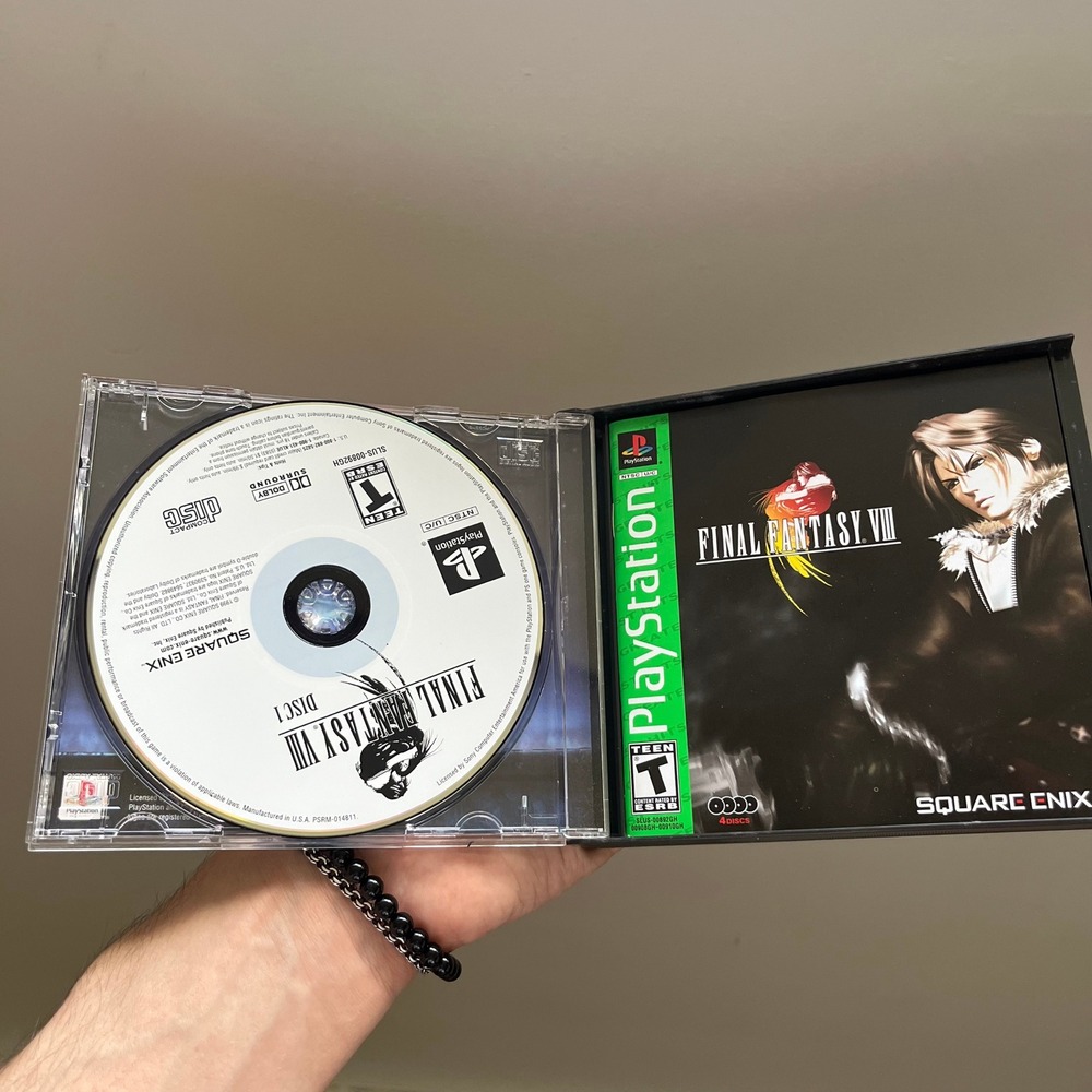 Final Fantasy VIII PS1 Greatest Hits Square Enix 4-Disc RPG SLUS-00892GH - Picture 7 of 14
